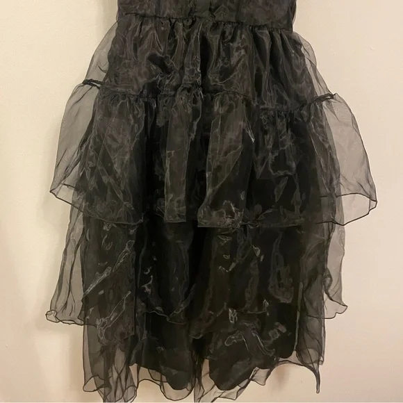 Tiered Black Bibei Beiniu Dress - Picture 6 of 7